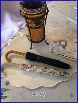 MINT Longaberger 2003-2004 CC JW Miniature Umbrella Basket Combo