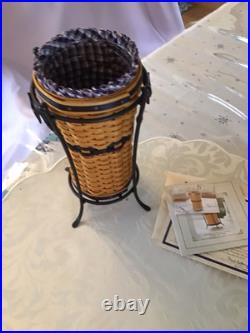 MINT Longaberger 2003-2004 CC JW Miniature Umbrella Basket Combo