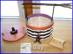 NEW Longaberger RARE 2013 Halloween WICKED WITCH Basket FULL Set with Tie On FrShp