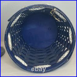 NEW RARE 2009 Longaberger Nautical Blue Cornflower Protector withLid Basket