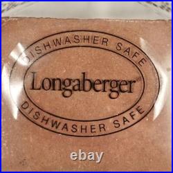 NWT 2013 Longaberger XL Watermelon Bowl Basket Combo Green Rind Red Center Seeds