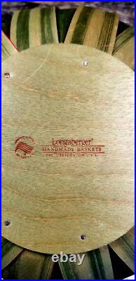 NWT 2013 Longaberger XL Watermelon Bowl Basket Combo Green Rind Red Center Seeds NWT 2013 Longaberger XL Watermelon Bowl Basket Combo Green Rind Red Center Seeds
