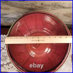 NWT 2013 Longaberger XL Watermelon Bowl Basket Combo Green Rind Red Center Seeds