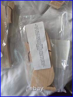 New LONGABERGER WOODCRAFTS CHRISTMAS 6 PIECE NATIVITY MANGER SET