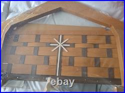 New LONGABERGER WOODCRAFTS CHRISTMAS 6 PIECE NATIVITY MANGER SET