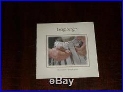 New Longaberger Hostess Housekeeper Basket Set Liner & Protector