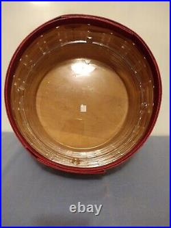 $ Price Discount Longaberger 2012 HOLIDAY HOSTESS Drum basket with Protector $ Price Discount Longaberger 2012 HOLIDAY HOSTESS Drum basket with Protector