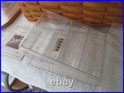 RARE2000 Longaberger Checkers Game /Checkerboard Large Woven Basket 39-pc Set