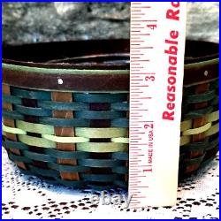 RARE 2018 Longaberger the Club Amazing America Series New England Basket w Liner