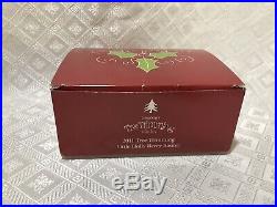 RARE Christmas Longaberger HOLLY BERRY TRIO Basket SETLarge-Medium & Little
