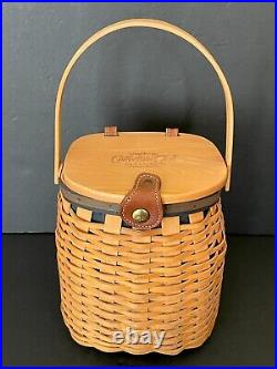 RARE Longaberger 2000 Five Year Anniversary Basket -SIGNED with COA