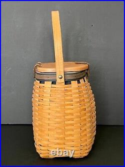 RARE Longaberger 2000 Five Year Anniversary Basket -SIGNED with COA