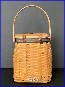 RARE Longaberger 2000 Five Year Anniversary Basket -SIGNED with COA