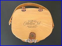 RARE Longaberger 2000 Five Year Anniversary Basket -SIGNED with COA