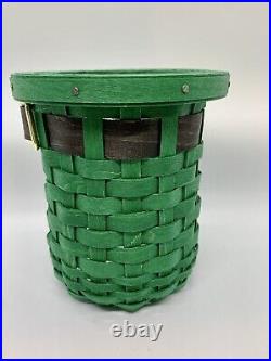 RARE Longaberger 2023 St. Patrick's Day Hat Basket With Protector NEW