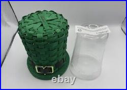 RARE Longaberger 2023 St. Patrick's Day Hat Basket With Protector NEW