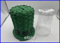 RARE Longaberger 2023 St. Patrick's Day Hat Basket With Protector NEW