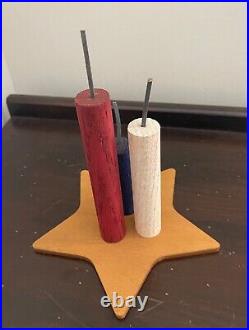 RARE Longaberger 3D woodcrafts firecracker