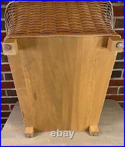 RARE Longaberger Hostess Housekeeper Basket With Liner & Protector Large Combo