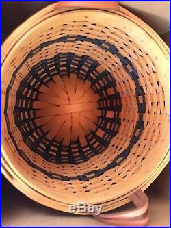 RARE Longaberger Miniature CORN Basket Set 16 Ears Corn Woodcrafts Lid-ADORABLE