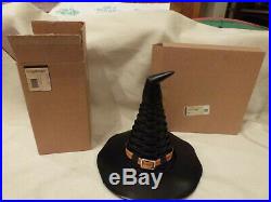 RARE RETIRED VINTAGE 2011 Longaberger Witch's Hat Basket Set In Box 11