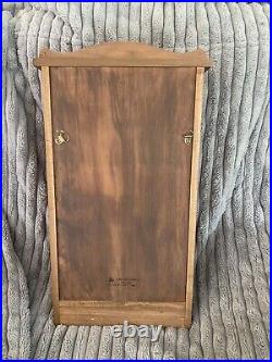 RARE vintage wall medicine storage cabinet LONGABERGER made in USA woven basket