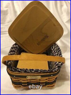 Rare Bonus Items! Longaberger Miniature CC Basket Set & Display Cabinet