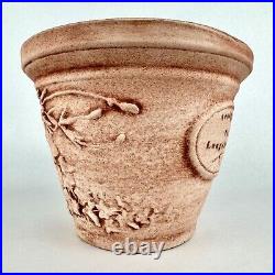 Rare LONGABERGER Outdoor Clay Basket Planter Exclusive By Burley Clay Products