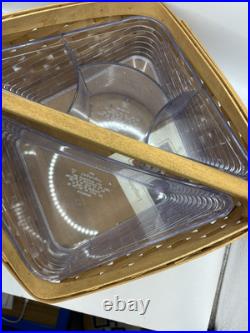 Rare Longaberger 2015 Spin Caddy Basket