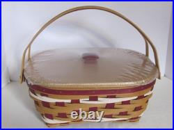 Rare Longaberger 2017 Hostess SNOW DRIFT Basket + Prot + Lid HolidayChristmas Rare Longaberger 2017 Hostess SNOW DRIFT Basket + Prot + Lid HolidayChristmas