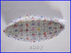 Rare Longaberger CC Mini May Miniature Rose Basket + Prot + Flowers + Tie On Rare Longaberger CC Mini May Miniature Rose Basket + Prot + Flowers + Tie On