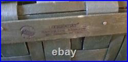Rare Longaberger Watermelon Medium market Basket With Tie On