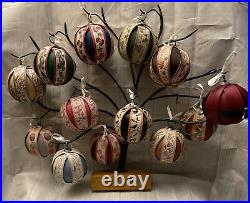 Rare Lot Of 18, Entire Set Plus Longaberger Tree Of Life Ornaments And Tree