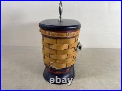 Rare New Longaberger 2013 Inaugural Basket red blue stripes 7F1