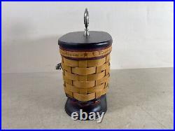 Rare New Longaberger 2013 Inaugural Basket red blue stripes 7F1