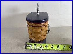 Rare New Longaberger 2013 Inaugural Basket red blue stripes 7F1