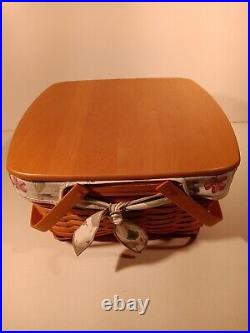 Retired Longaberger 2000 Hostess Homecoming Basket Combo with Lid