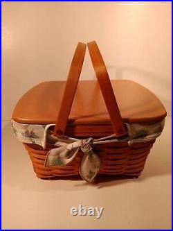 Retired Longaberger 2000 Hostess Homecoming Basket Combo with Lid