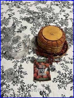 SET OF 4 LONGABERGER PUMPKIN BASKET SETS Liners Protectors