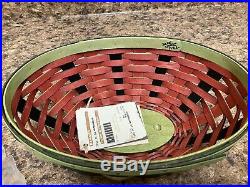 Set of 2 NWT Longaberger CC LARGE WATERMELON + 2010 CC Watermelon Baskets Box
