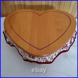 Set of 3 LONGABERGER 1999 & 2000 Sweetheart Series Baskets Love Tie-on included