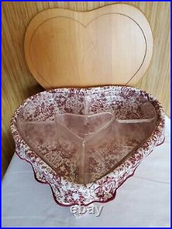 Set of 3 LONGABERGER 1999 & 2000 Sweetheart Series Baskets Love Tie-on included