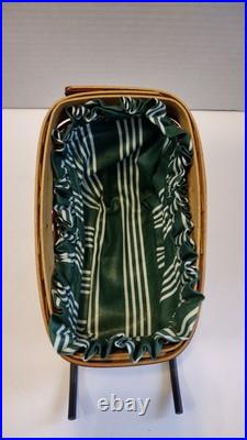 Set of 3 Longaberger Dash Away Christmas Sleigh Basket Santa's Little Helper