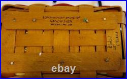 Set of 3 Longaberger Dash Away Christmas Sleigh Basket Santa's Little Helper