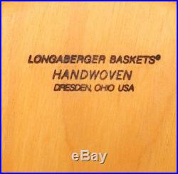 Set of 5 Longaberger Collectors Club Shaker Harmony Baskets with lids & dividers