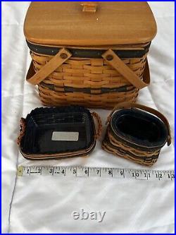 Three Longaberger Collection club Baskets 1998, 2002, 2003. All With Protectors