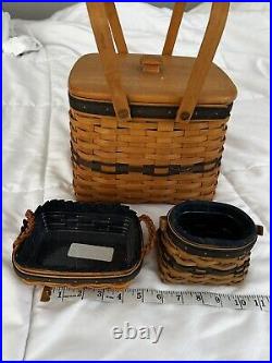 Three Longaberger Collection club Baskets 1998, 2002, 2003. All With Protectors