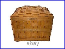 Vintage 1994 Longaberger X Large Picnic Basket with Riser HTF Vintage 1994 Longaberger X Large Picnic Basket with Riser HTF