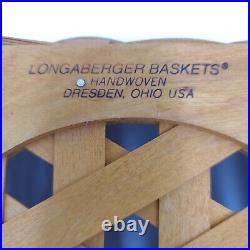 Vintage 1995 Set of 4 Longaberger Generations Handwoven Basket with Wood Lids