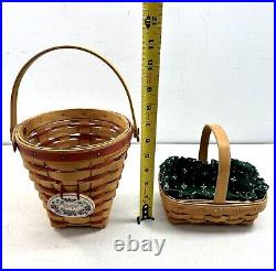 Vintage 1996 5 Piece Set Of Longaberger Baskets
